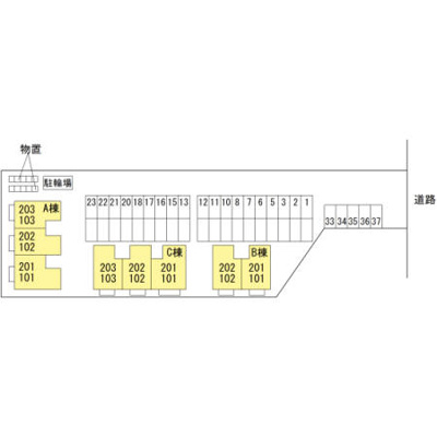 【区画図】 | ヴィラ・アネシス C棟