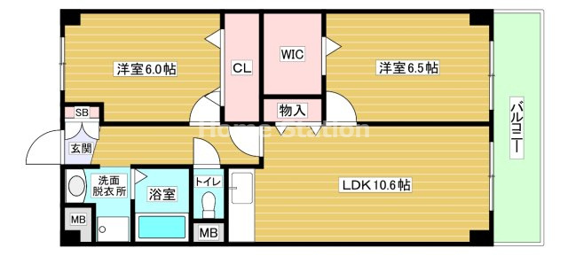 【間取り】 | ボヌールみてじま
