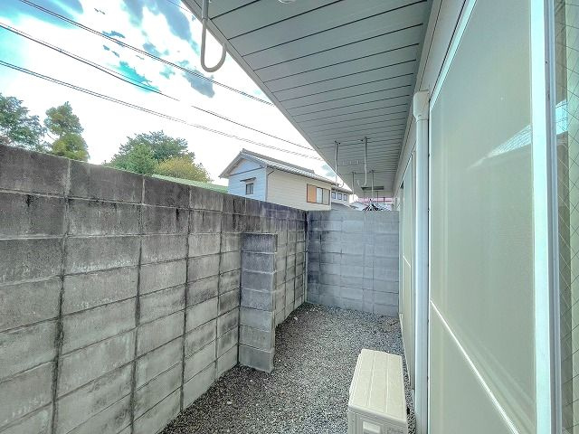 シティーライフ21比島の庭|お庭で自由な時間を過ごせます