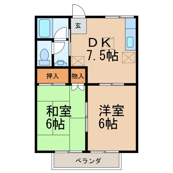 【間取り】 | ロイヤルハイツ