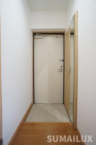 熊本市中央区本荘５丁目の賃貸マンションの玄関