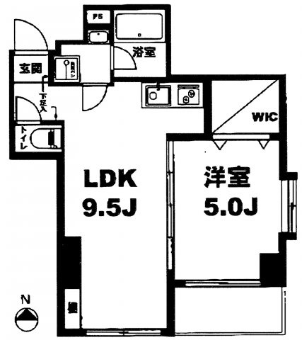 月村マンションNo.21の間取り