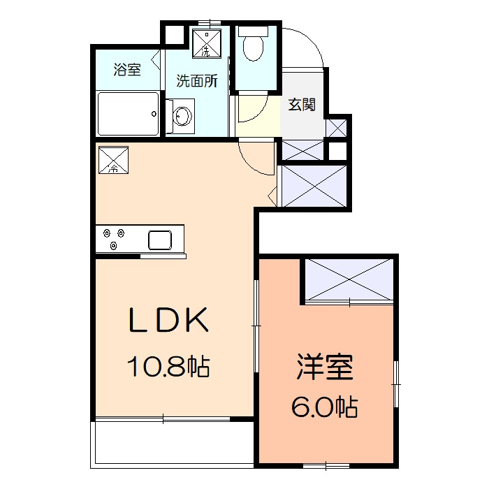 ルミナスクレストの間取り