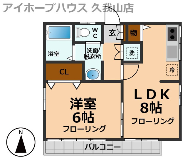 【間取り】 | サンテラッセＢ