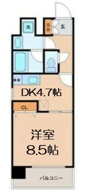 【間取り】 | エイペックス梅田東Ⅱ