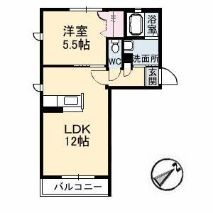 メロディハートC棟の間取り