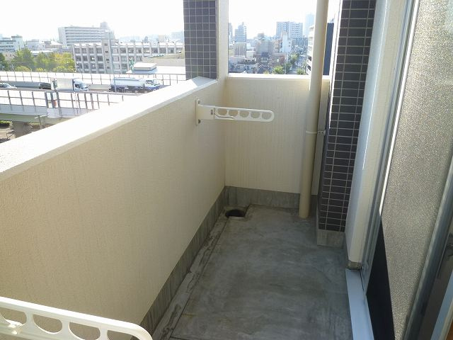 シェモア桜川のバルコニー