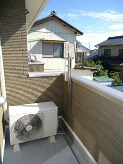 アイランド花月 Ⅱのバルコニー