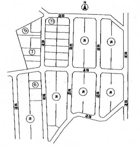 | ≪売地≫　各務原市鵜沼丸子町2丁目(7区画）　72.76坪