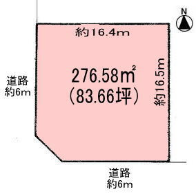 【土地図】 | 各務原市尾崎北町1丁目　83.66坪