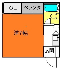 【間取り】 | 南上小阪ホワイトハイツ