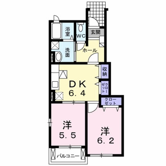 【間取り】 | クラールB