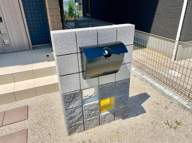 柳川市常盤町の新築一戸建のエントランス