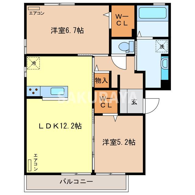 ブルートの間取り