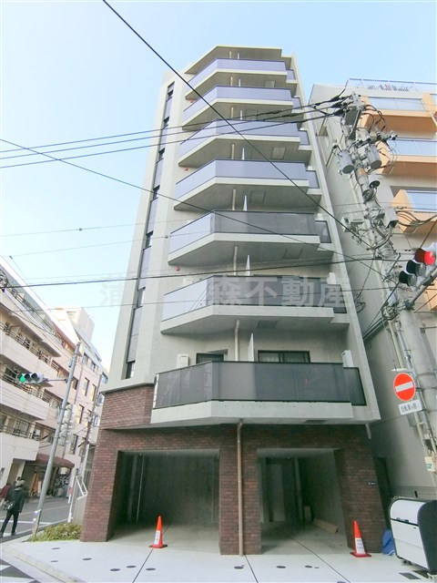 WKレジデンスの外観|2021年9月築　RC鉄筋コンクリート造地上9階建て総戸数14戸ペット可インターネット無料
東京都大田区西蒲田7丁目　JR京浜東北線蒲田駅徒歩5分、東急池上線蓮沼駅徒歩5分