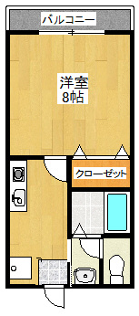 さくら館Aの間取り