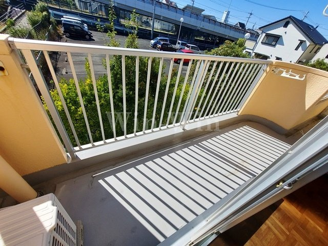 ナカスギマンションのバルコニー