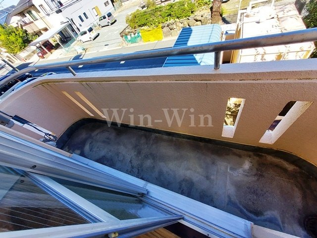 ナカスギマンションのバルコニー