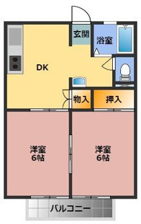 【間取り】 | メアリータウンA棟
