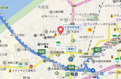 【地図】 | リュクス梅田西