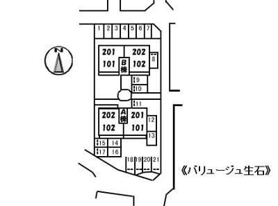 【区画図】 | バリュージュ生石