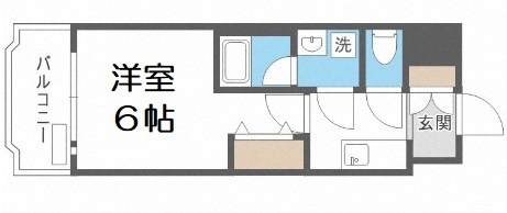【間取り】 | レオンコンフォート難波クレア