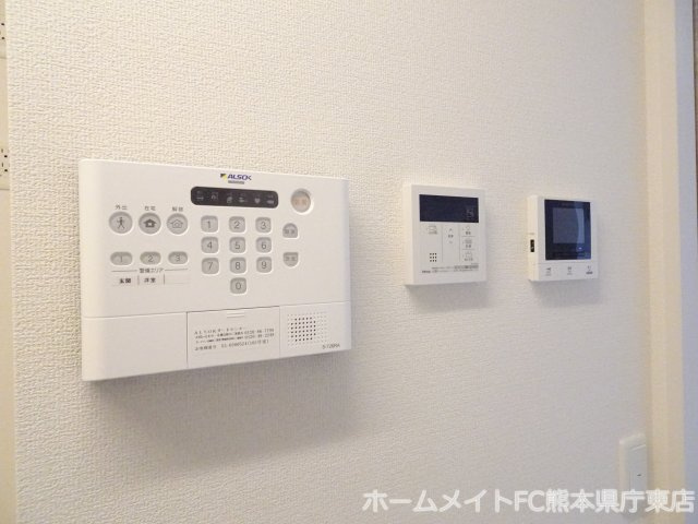 熊本市東区尾ノ上１丁目のアパートのセキュリティ