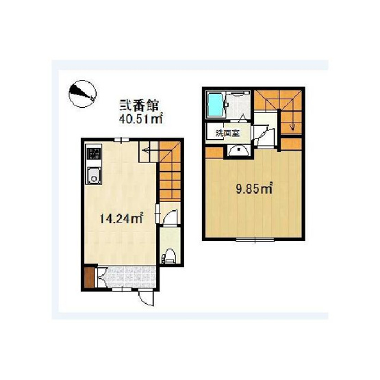 【間取り】 | 博多なでしこ町家(ハカタナデシコマチヤ) | 別号室の写真になります。現況優先。