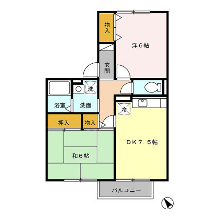 【間取り】 | セジュールクシノ