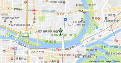 【地図】 | ベルフェリーク天満橋　旧アーバネックス天満橋