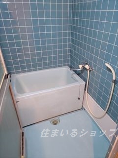 広島市安佐北区口田４丁目の賃貸マンションの浴室|サーモ付きシャワー水栓
