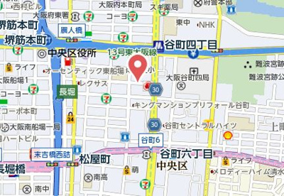 【地図】 | ルネフラッツ谷町四丁目