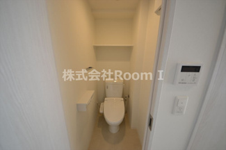 【トイレ】 | ルネフラッツ谷町四丁目 | 落ち着いたトイレです