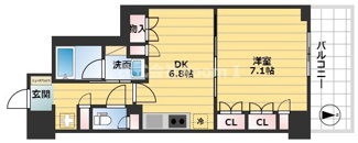 【間取り】 | ルネフラッツ谷町四丁目
