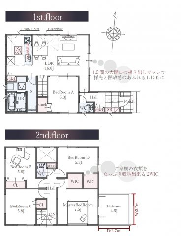 南区堤起町1期4号棟　＜仲介手数料無料＞宝南小・南光中　新築一戸建て