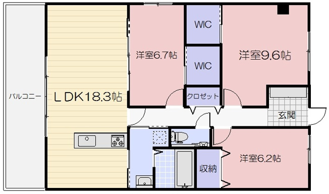 【間取り】 | プロムナード下中野