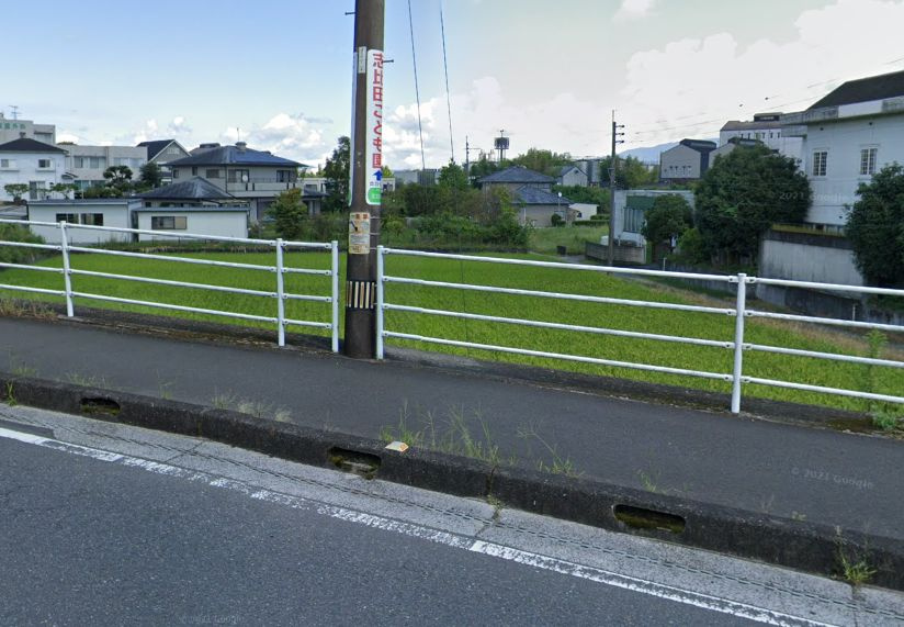 都城市志比田町の売地の外観