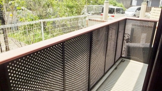 カタンクローバーⅡのバルコニー|日当たり良好バルコニー