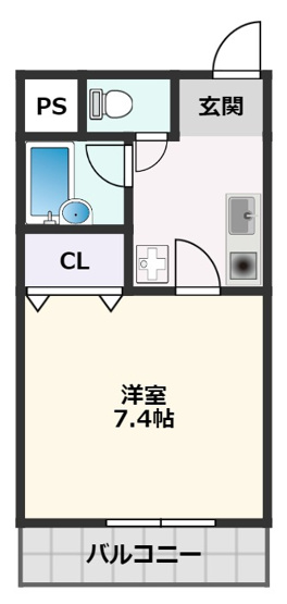 【間取り】 | アーネスト山手Ⅱ
