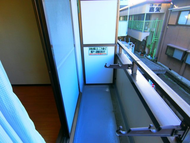 マンション福寿のバルコニー