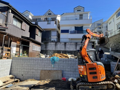 【外観】 | 仲介手数料無料　多摩市聖ヶ丘３丁目新築戸建て１棟　１号棟