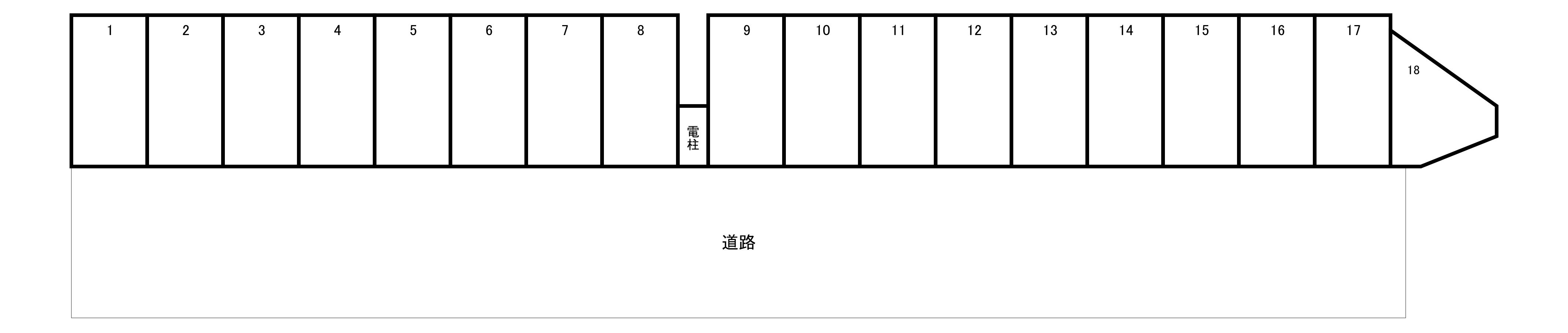 徳間駐車場の間取り