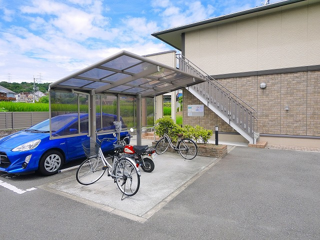 エスポワール俵口B棟のその他共用部分|駐輪場です