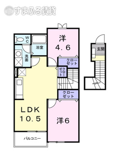 【間取り】 | アビタシオンNⅠ　西尾市中畑町