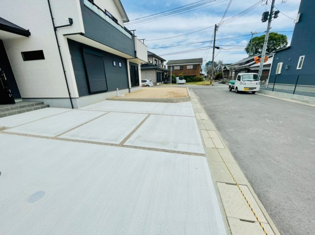 柳川市西浜武の新築一戸建の駐車場