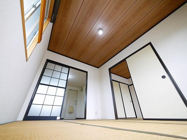 生駒川パークハイツの居間・リビング|おしゃれな居間です