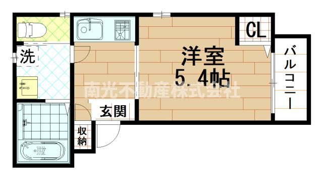 コモダ・カーサ長瀬( 近畿大学 一人暮らし )の間取り