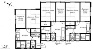【間取り】 | 《木造11％！》八千代市大和田2棟一括売アパート