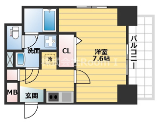 【間取り】 | レオンコンフォート本町東