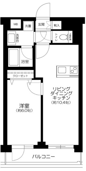 【間取り】 | デュオ・スカーラ新大久保